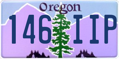 OR license plate 146IIP