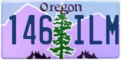 OR license plate 146ILM