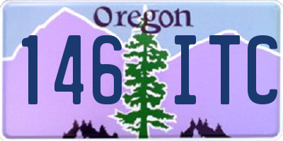 OR license plate 146ITC
