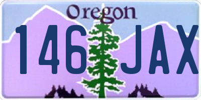 OR license plate 146JAX