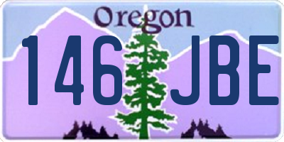 OR license plate 146JBE