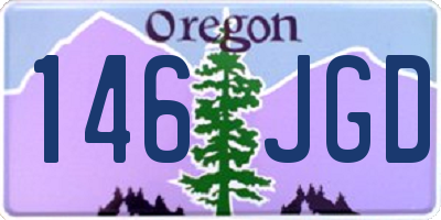 OR license plate 146JGD