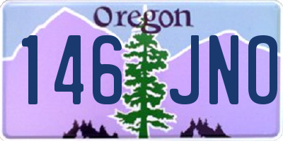 OR license plate 146JNO