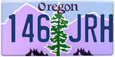 OR license plate 146JRH