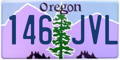 OR license plate 146JVL