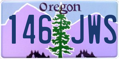 OR license plate 146JWS