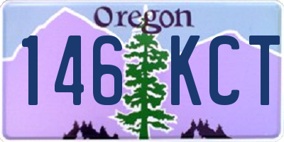 OR license plate 146KCT