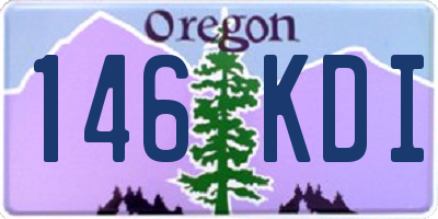 OR license plate 146KDI