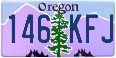 OR license plate 146KFJ