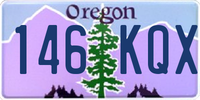 OR license plate 146KQX