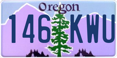OR license plate 146KWU