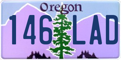 OR license plate 146LAD