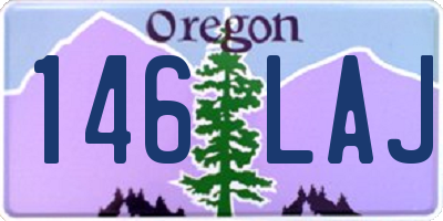 OR license plate 146LAJ