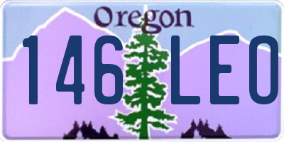 OR license plate 146LEO