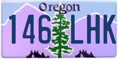 OR license plate 146LHK