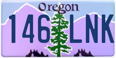 OR license plate 146LNK