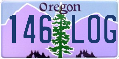 OR license plate 146LOG