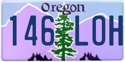 OR license plate 146LOH