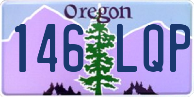 OR license plate 146LQP
