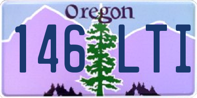 OR license plate 146LTI