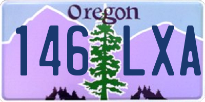 OR license plate 146LXA
