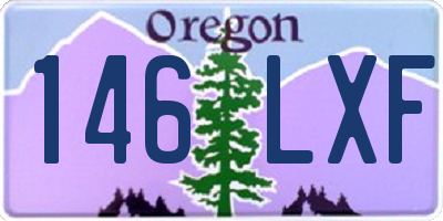 OR license plate 146LXF