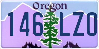 OR license plate 146LZO