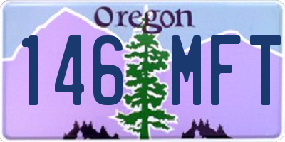 OR license plate 146MFT