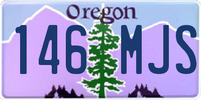 OR license plate 146MJS