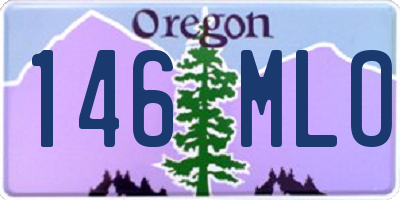 OR license plate 146MLO