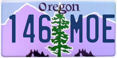 OR license plate 146MOE