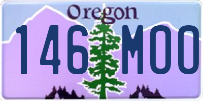 OR license plate 146MOO