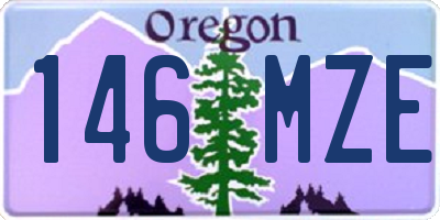 OR license plate 146MZE
