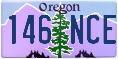 OR license plate 146NCE