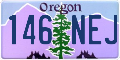 OR license plate 146NEJ