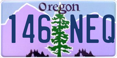 OR license plate 146NEQ