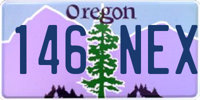 OR license plate 146NEX