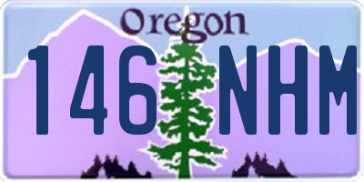 OR license plate 146NHM