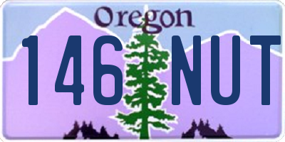 OR license plate 146NUT