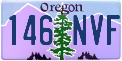 OR license plate 146NVF