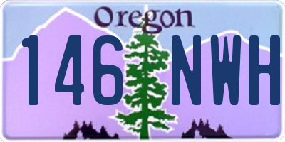 OR license plate 146NWH