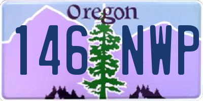 OR license plate 146NWP