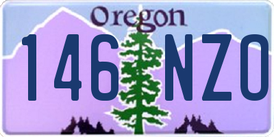 OR license plate 146NZO
