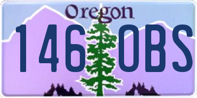 OR license plate 146OBS