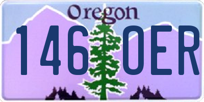 OR license plate 146OER