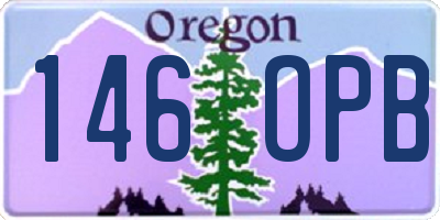 OR license plate 146OPB