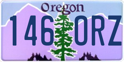 OR license plate 146ORZ