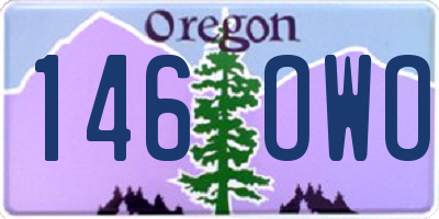 OR license plate 146OWO