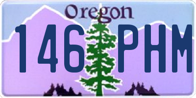 OR license plate 146PHM