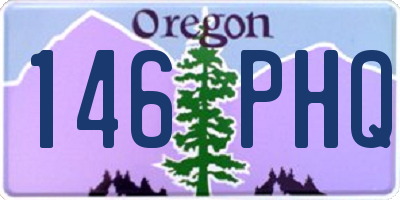 OR license plate 146PHQ